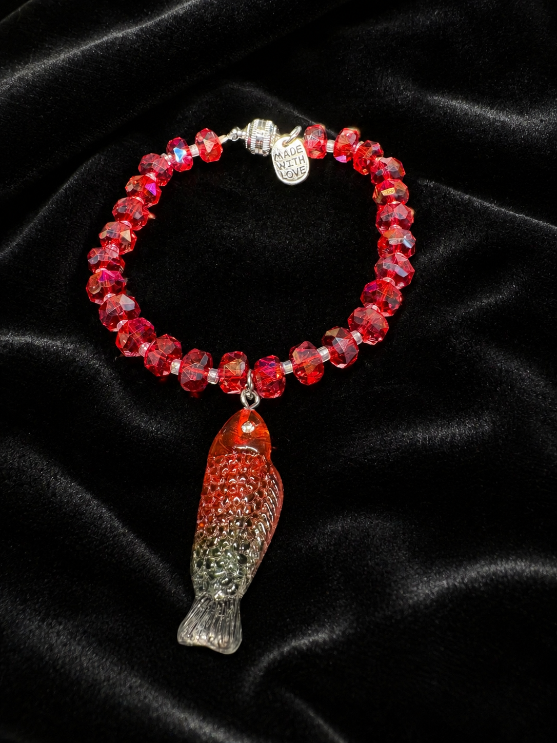 Strawberry Fields Cat & Cat Mom Necklace